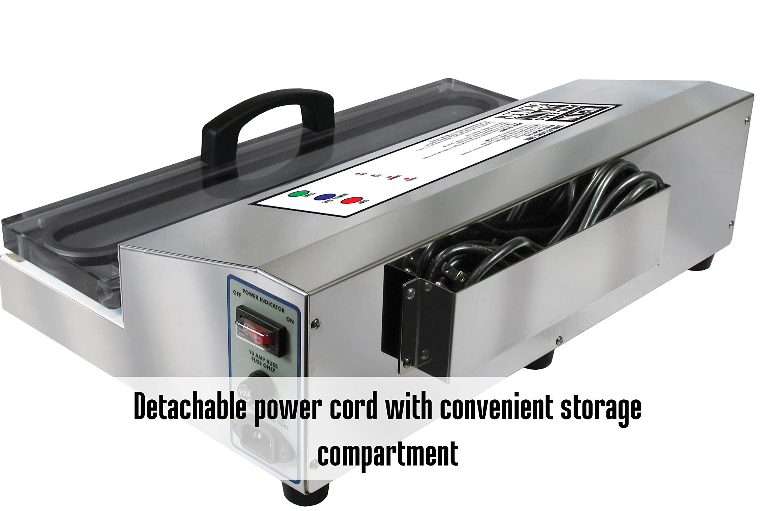 Weston Brands Vacuum Sealer Machine for Food Preservation & Sous Vide, Extra-Wide 5mm Bar for Sealing Bags up to 16