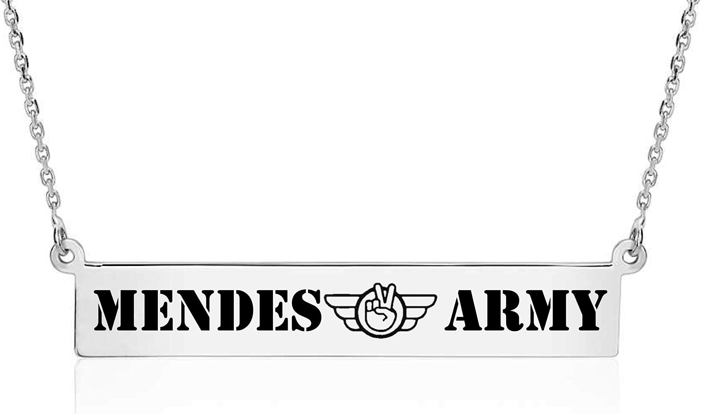 Mendes Army Bar Necklace