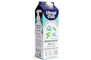 Cleancult Liquid Hand Soap Refill – Water Blossom – Moisturizes Dry & Sensitive Skin – Made with Aloe Vera & Essential Oils – Eco Friendly – Paper-Based Packaging – 32 oz/1 Pack