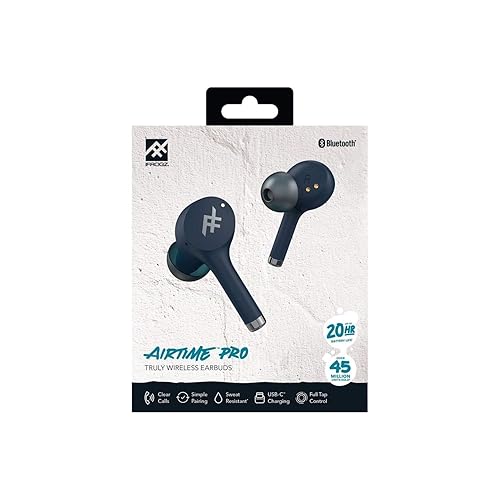iFrogz Airtime Pro True Wireless in Ear Bluetooth Earbuds Blue