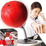 CozyBomB Desktop Punching Bag Gag Gifts for him - Stress Buster Relief Free Standing Desk Table Boxing Punch Ball Suction Cup