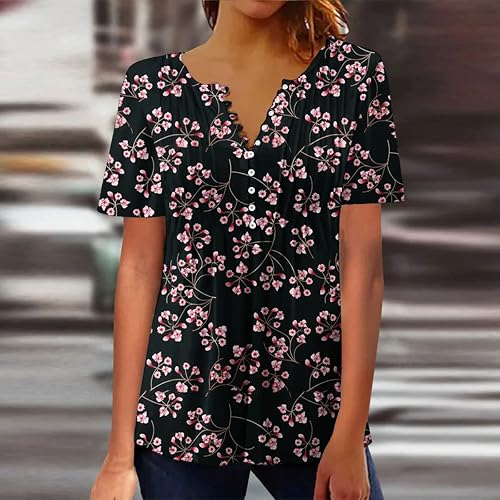 JYLFC Women's Short Sleeve Crew Neck T-Shirts - Fitted Basic Tees For Everyday Wear