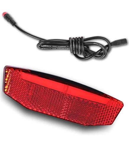 FOREHILL Feu Arrière pour Vélo,Feu Arrière LED étanche,Feu Arrière de