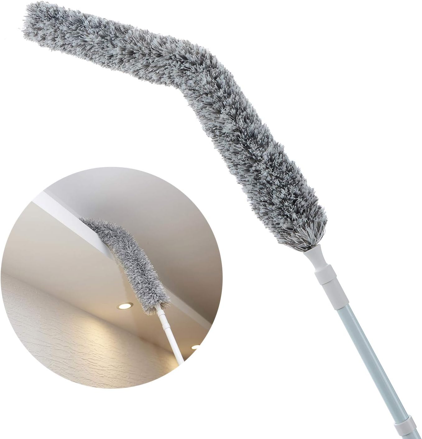 GUOfeudallord Telescopic Feather Duster, 5070inch Adjustable