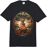 Tree of Life Acoustic Guitar by The Lake Comfort Colors Adult Heavyweight T-Shirt