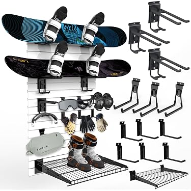 Paire De Supports Muraux En Bois Pour Skateboard - Rangement Décoratif Intérieur