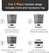 Baby Brezza Advanced Bottle Sterilizer and Dryer 8 Bottles Large Capacity view 6
