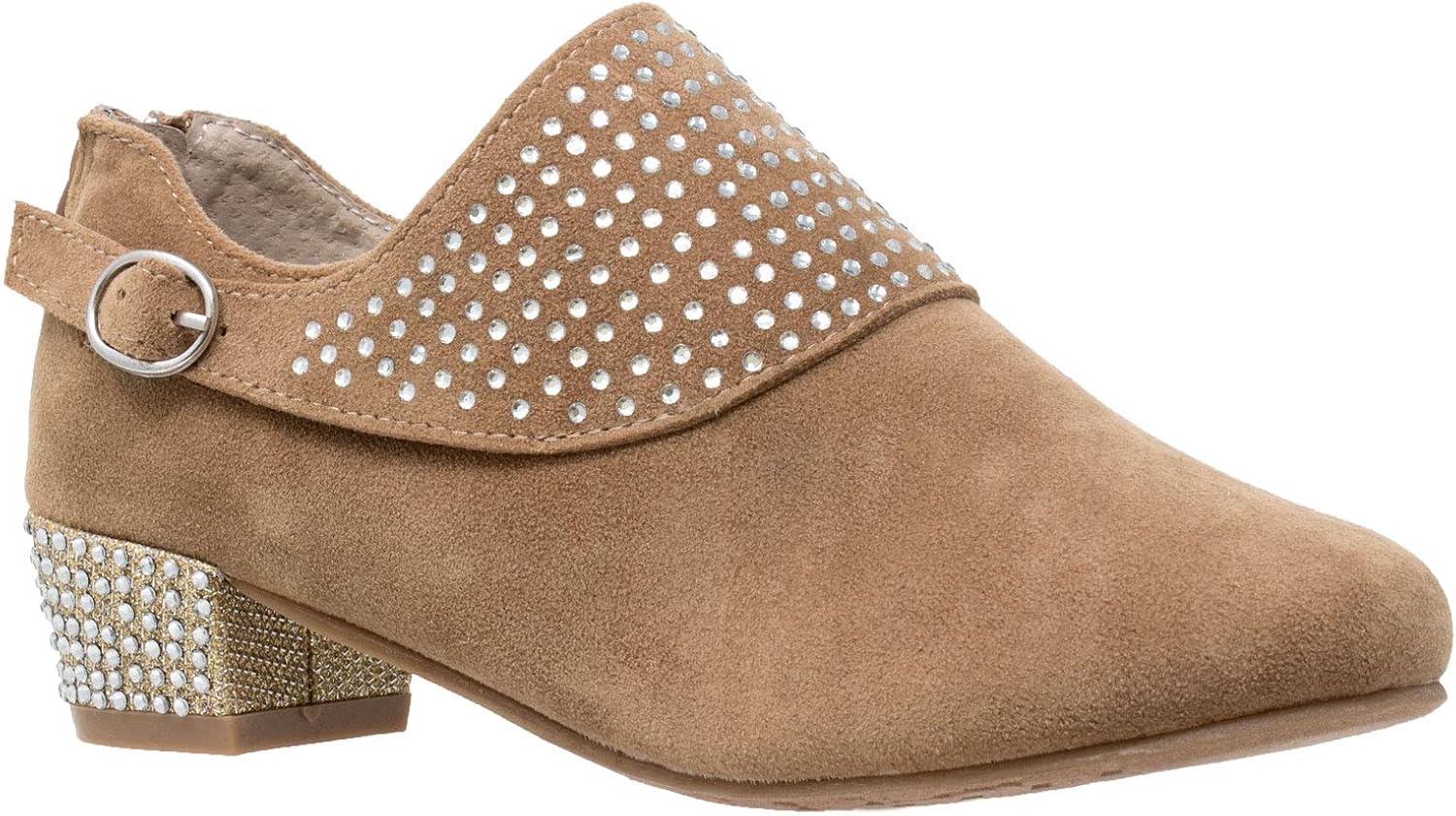 rhinestone ankle booties