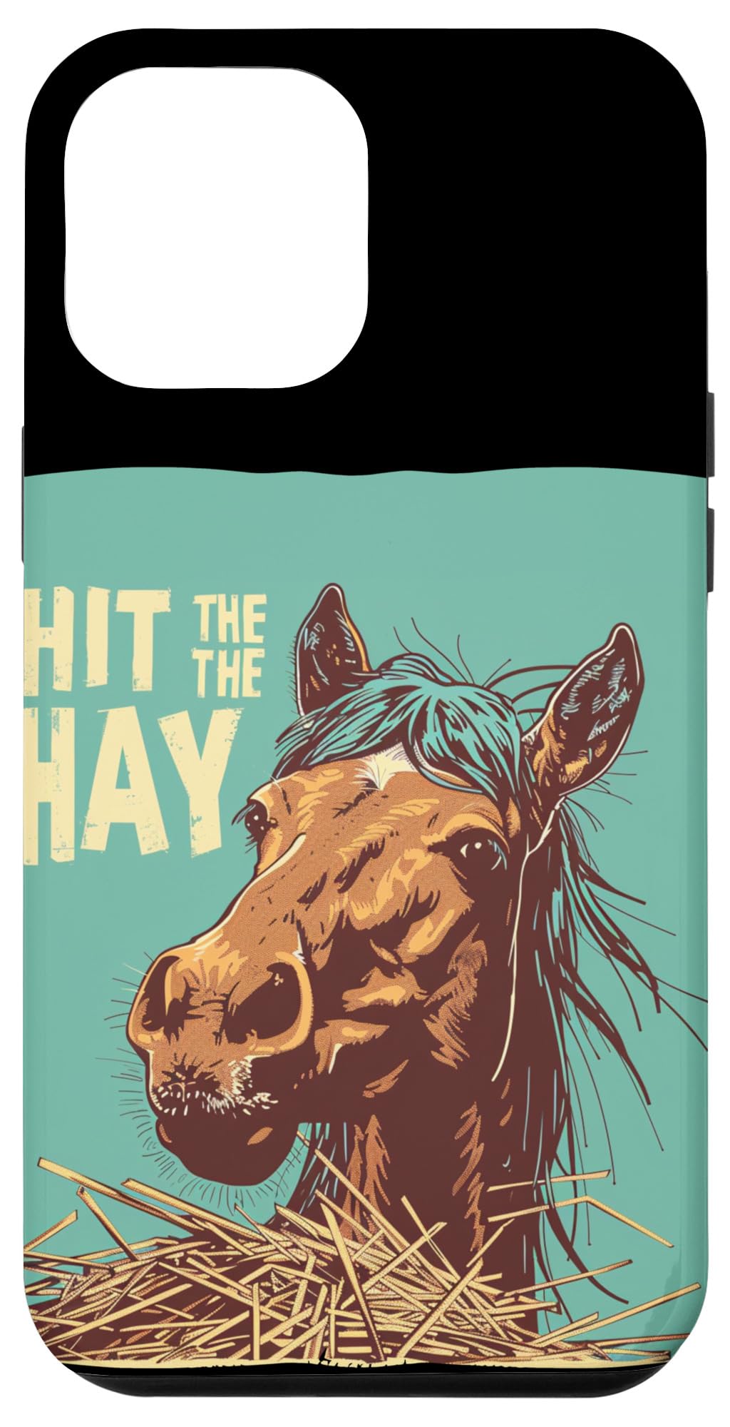 iPhone 14 Pro Max Hit the Hay Horse Costume for well sleep wear Case