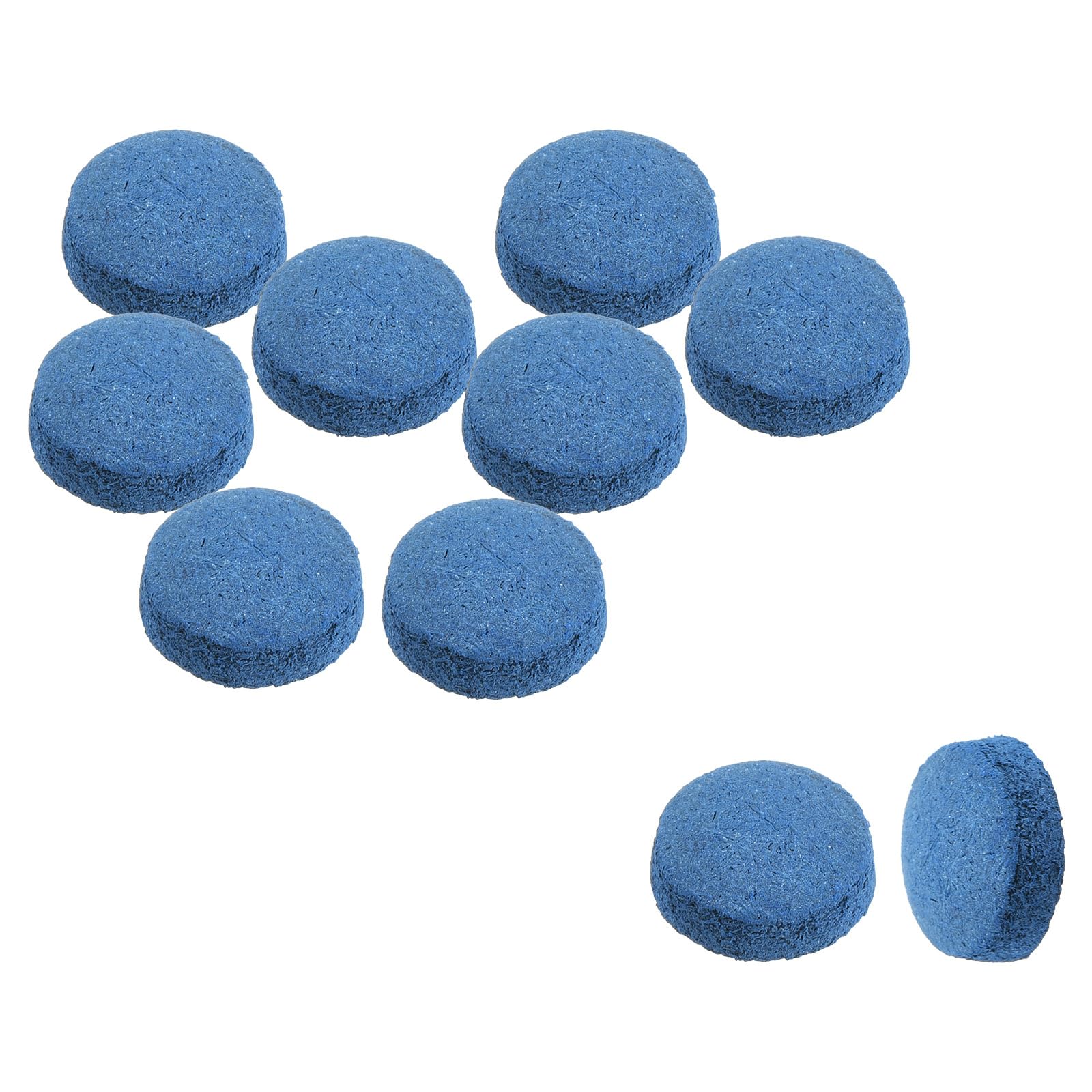 PATIKIL 11mm Dia Pool Cue Tips, 10 Pack Pool Billiard Cue Tips Pool Stick Replacement Tips Pool Stick Tips Snooker Cue Tips, Blue