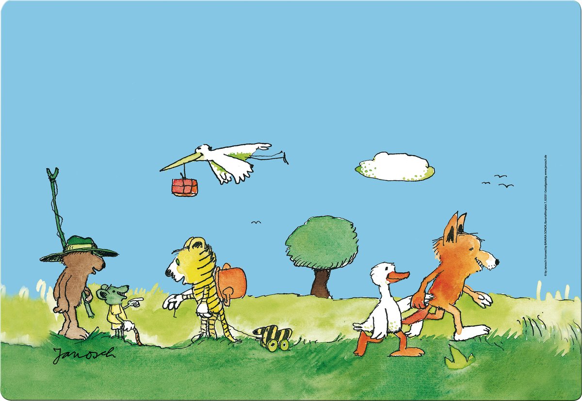 p:os 66078 Janosch Placemat Polypropylene