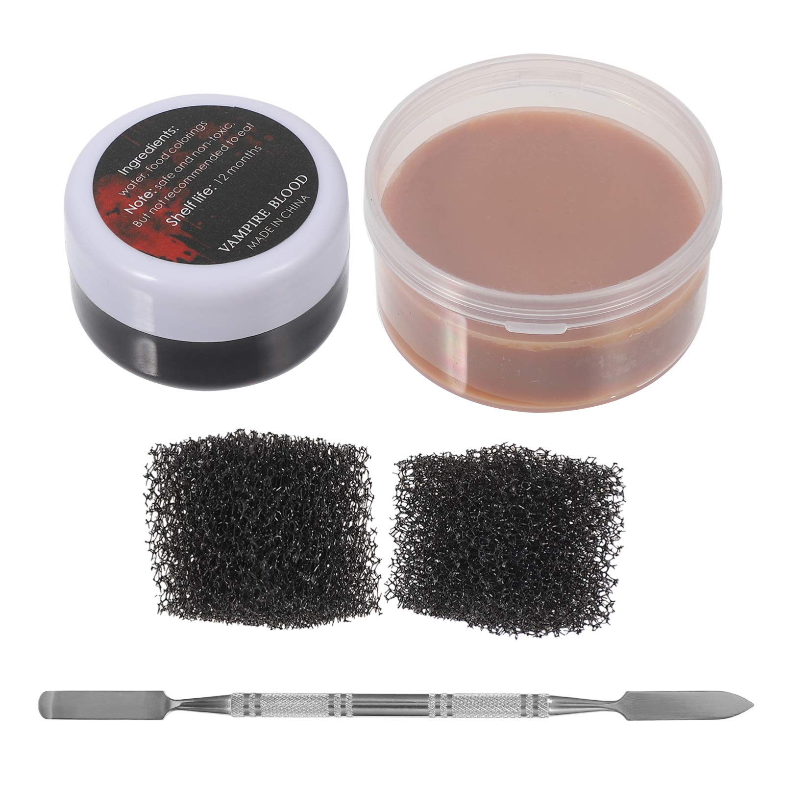 Lurrose 1 Set Special Wax，Wound Modeling Skin Wax Scar for Makeup, Halloween, Festival, Carnival, Stage