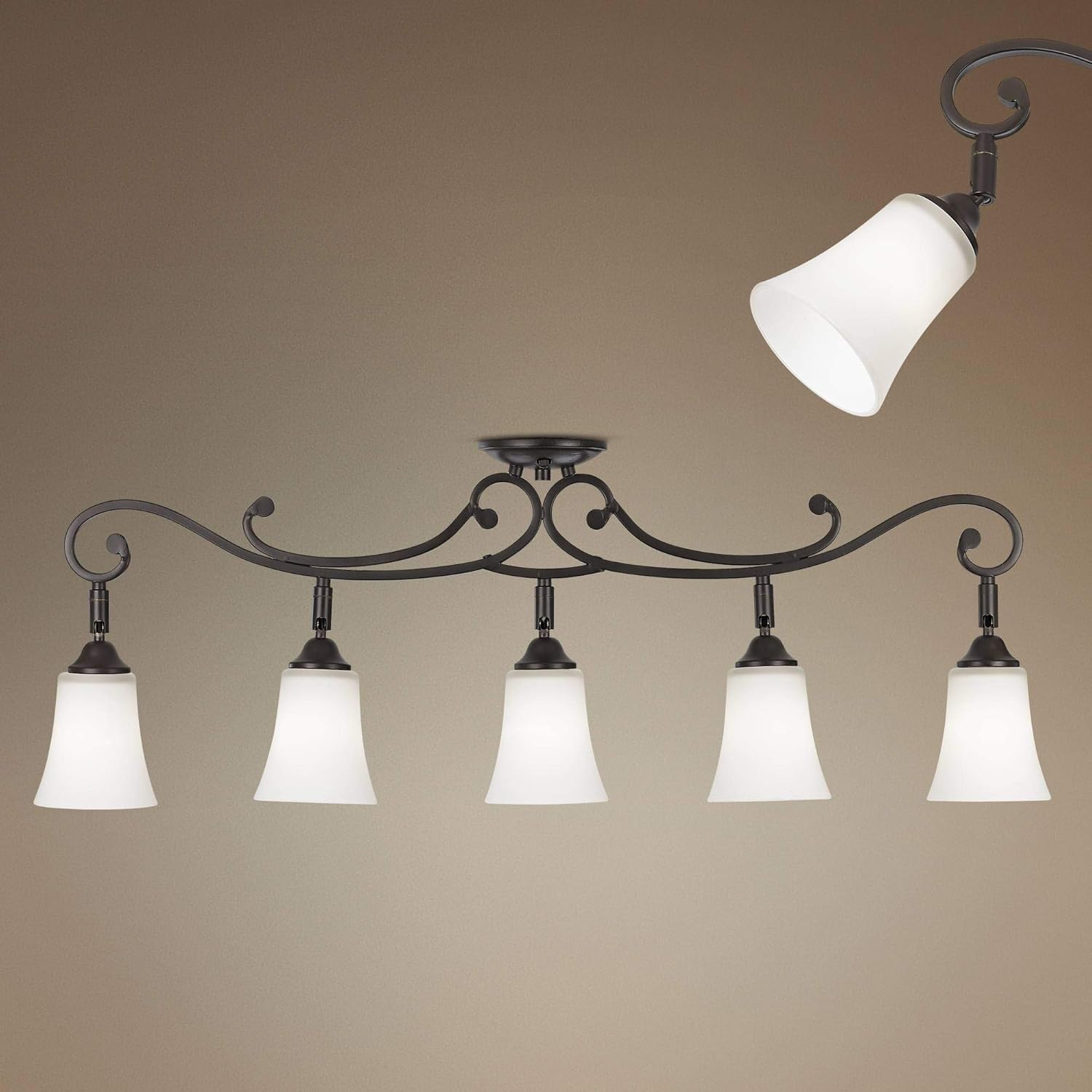 Best track lighting with glass shades