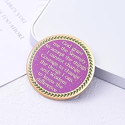 One Year Sobriety Coin AA Chips and Medallions