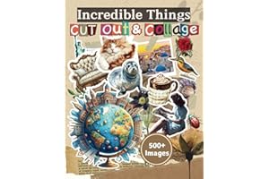 Incredible Things to Cut Out and Collage Book: 500+ Extraordinary Items To Cut & Collage: Butterflies & Insects, Animal and S
