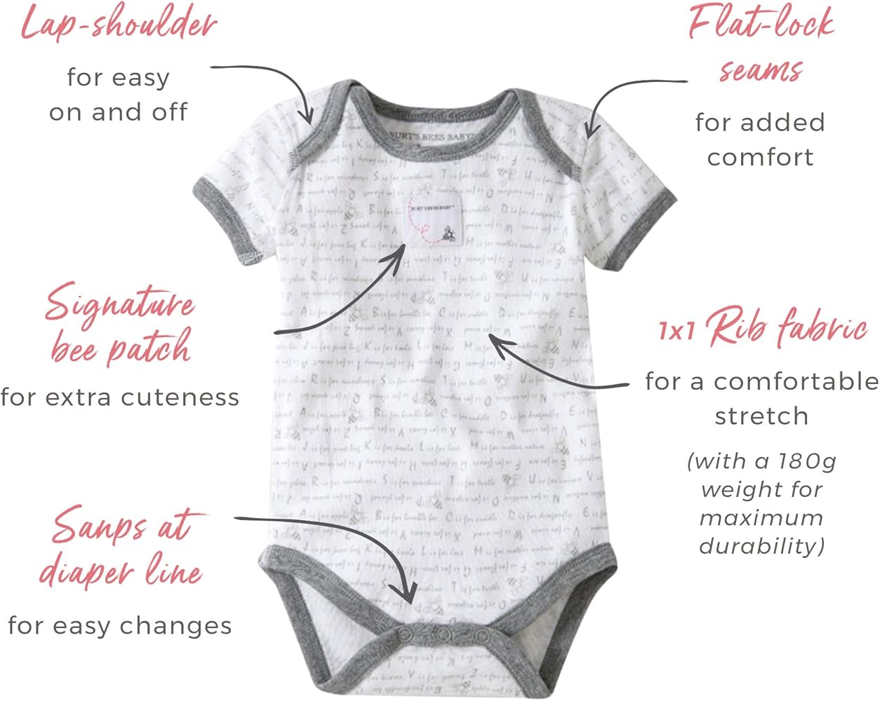 burt's bees baby bodysuits