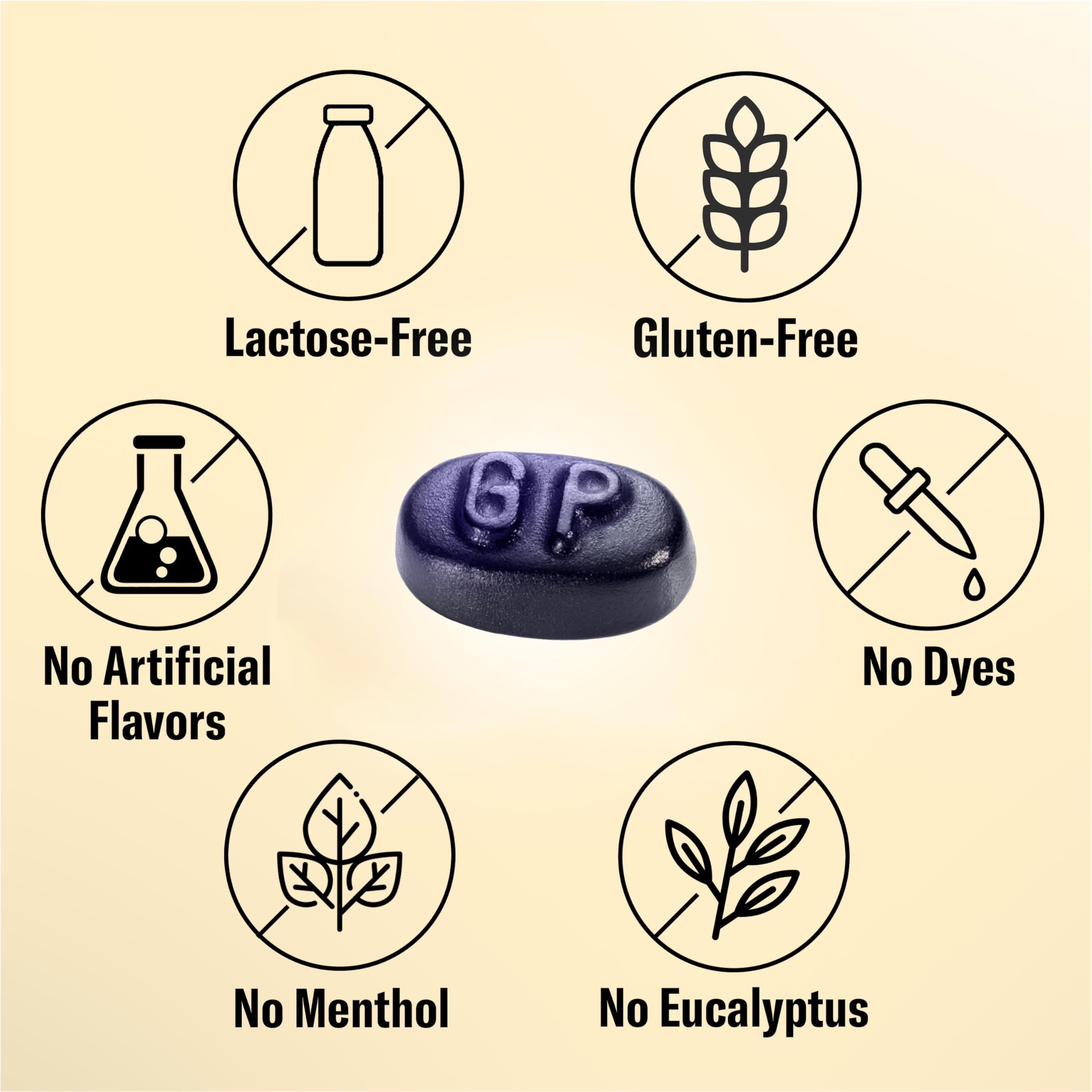 GRETHER'S Pastilles Classic Blackcurrant Natural Remedy Dry Mouth Relief - Soothing Throat & Healthy Voice - Long-Lasting Flavor, Gift for Singers - 1-Pack - 3.75 oz.