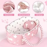 Dreamon 12 Inch Baby Doll with Carry Cot 11 PCS Accessories Set view 4