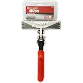 Crescent Wiss 6" Straight Handle Hand Seamer | WS6N | Sheet Metal Folding and Bending Pliers, Features Secure Handle Latch, Ergonomic Grips, 1/4" Depth Markings