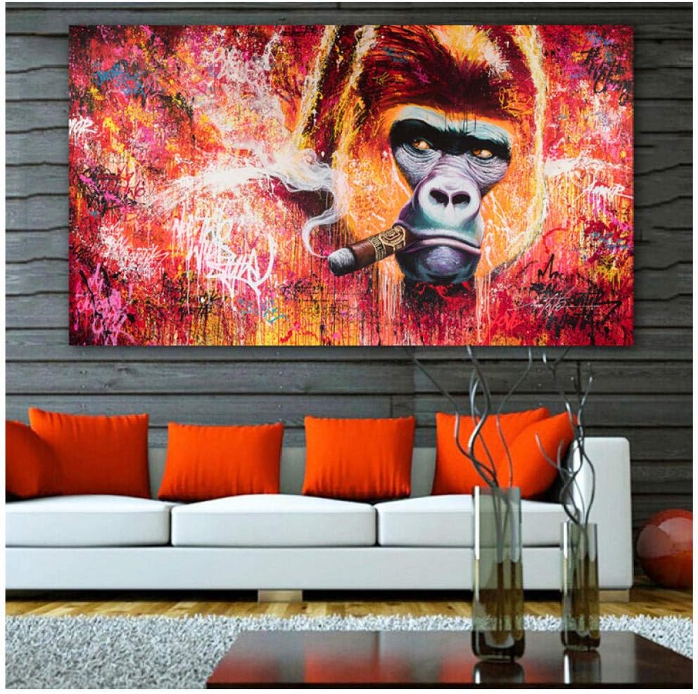 Leinwand Moderne Pop Poster Bild An Der Wand 70X120 Cm Ungerahmt