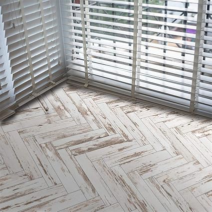 Amazon Com Rigel Adhesive Tile Wood Medium Oak Plank Look