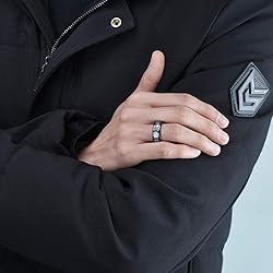 King Will GEM 8mm Black Fiber Paper with Zircon