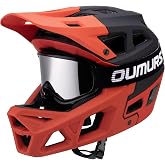 OUMURS Adult Full Face Mountain Bike Helmet with Goggles ASTM CPSC CE Certified for Men &amp; Women