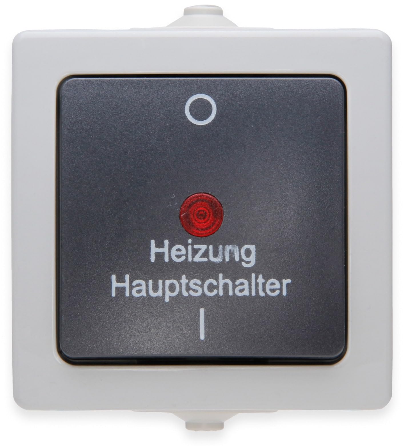 Kopp 565356002 Heating Master Switch for Wall-Mounting/Damp Location/Illuminated/Nautical
