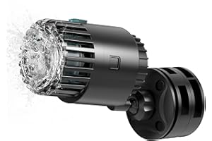 AQQA Magnetic Wave Maker for Aquarium 75-150 Gallon 2110 GPH Water Circulatio Pump Powerhead Fish Tank Wavemaker 360°Rotatabl