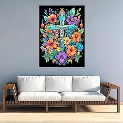Cross Flowers Diamond Painting Kits for Adults