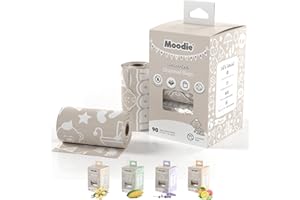 NEW Baby Disposable Diaper Bags (90 BAGS in TOTAL) | UNSCENTED Diaper Bags Disposable (6 Refill Rolls 9 x 13in) | Leak Proof 