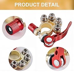 SINGARO Car Battery Terminal Clamp Connector, 4 Way