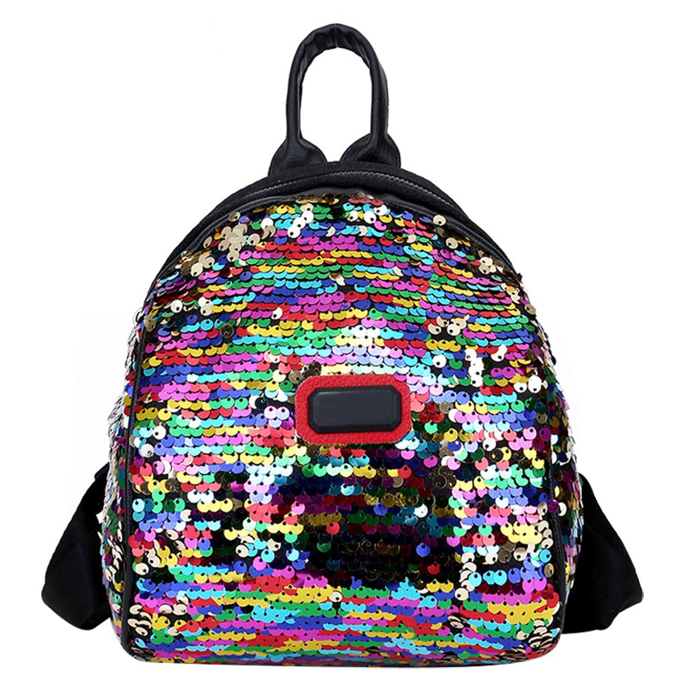 small sequin backpack