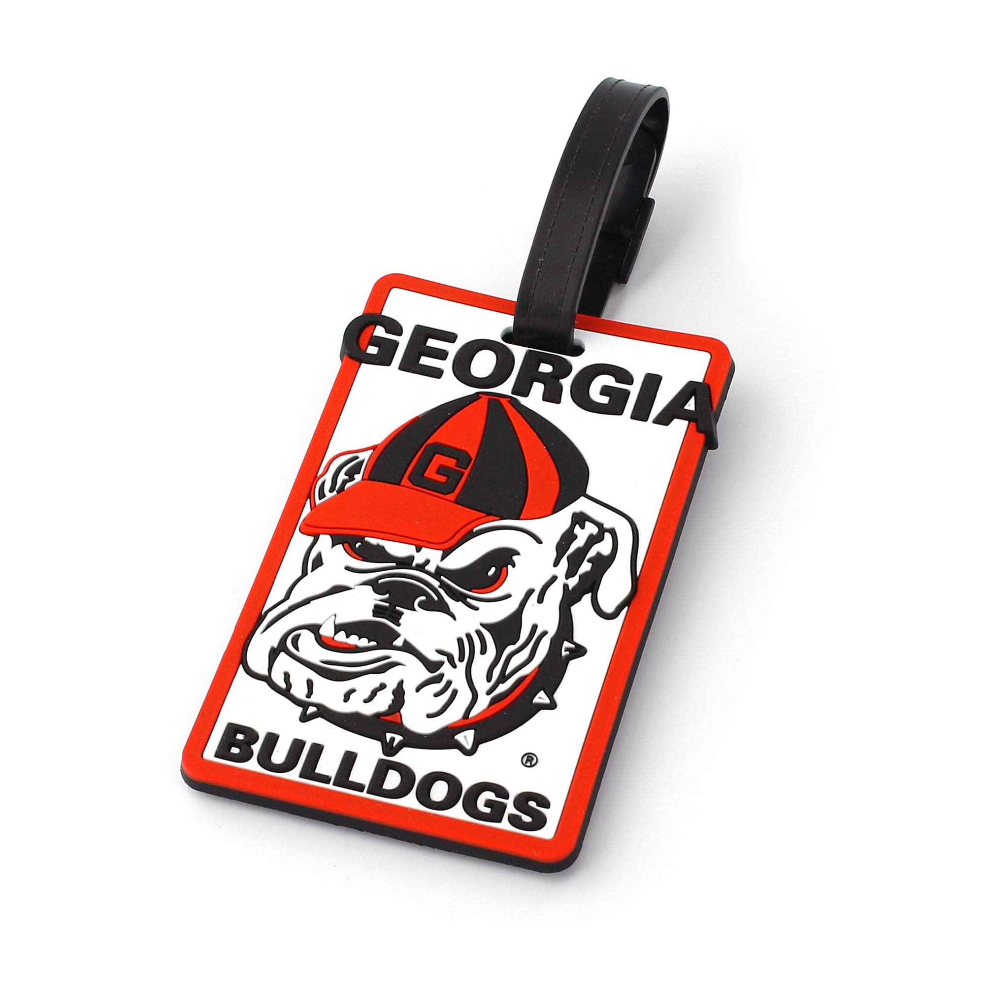 NCAA Georgia Bulldogs Soft Laser Cut Travel Bag Tag