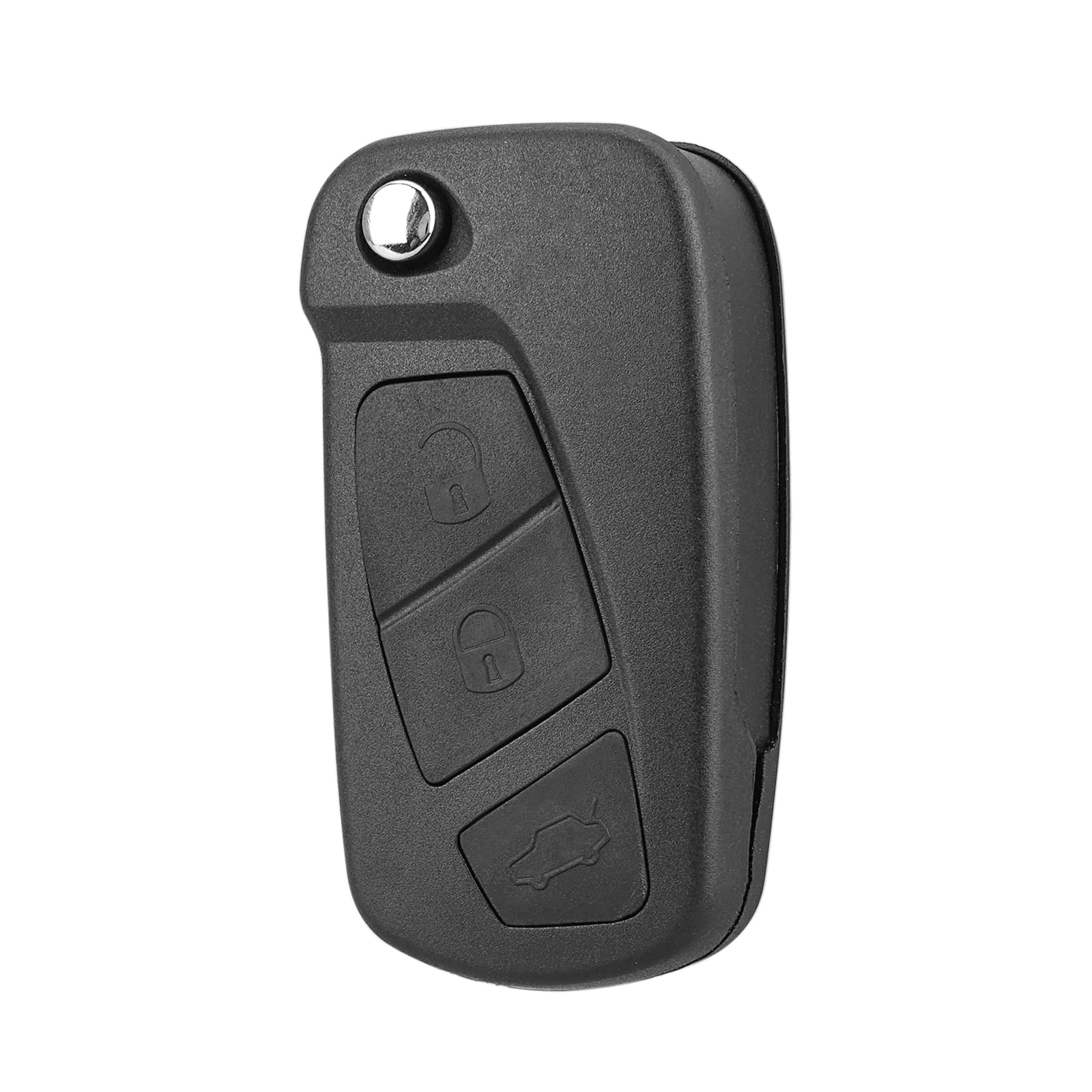 MACHSWON Car 3 Key Buttons Remote Control Car Fob Key Case Shell Replacement Black for Ford Ka 2008 2009 2010 2011 2012 2013 2014 2015 2016