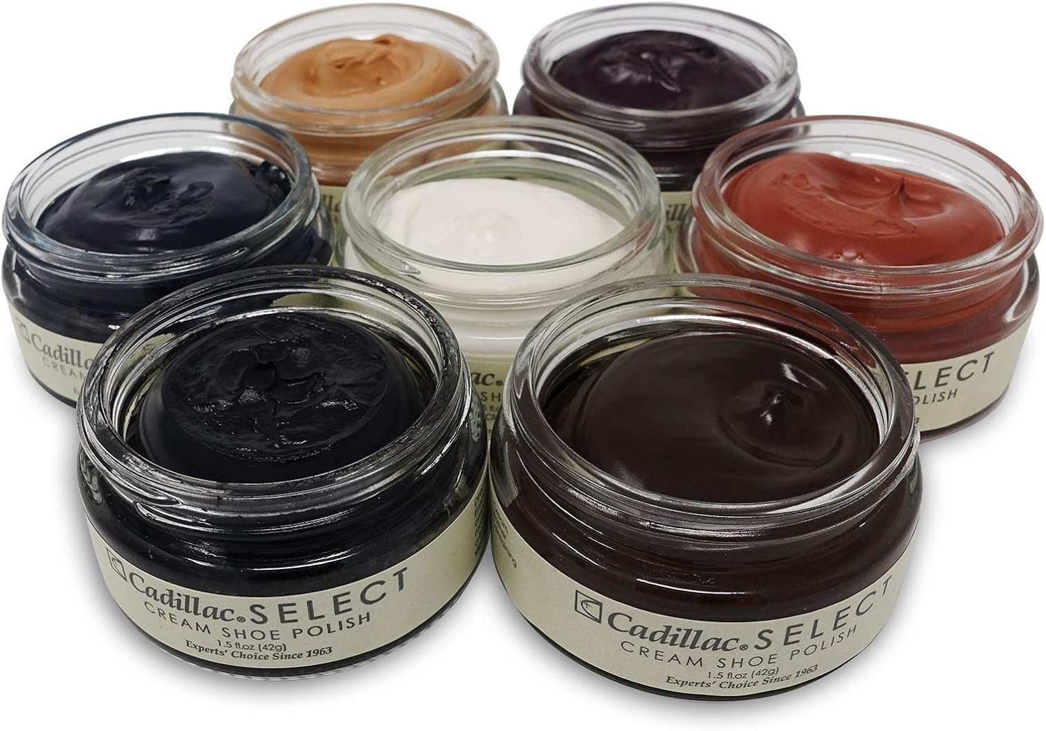 Cadillac Select Premium Cream Shoe Polish - Black: Shoes