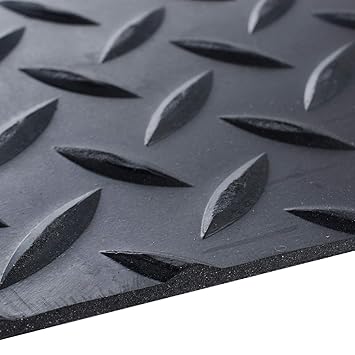 Gummiläufer Tränenblech | Breite: 100 cm | Materialstärke: 3 mm | viele Längen wählbar (100x100cm)