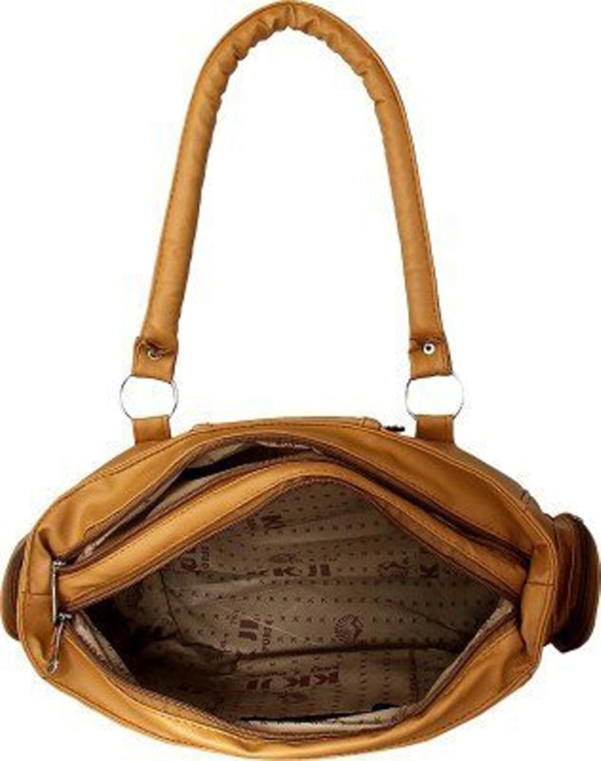 sleema fashion women's handbag tan sf12