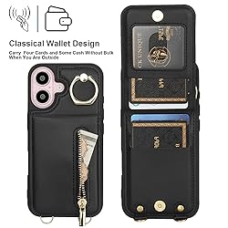 Jcxtrombulous Crossbody Wallet Case for iPhone 16