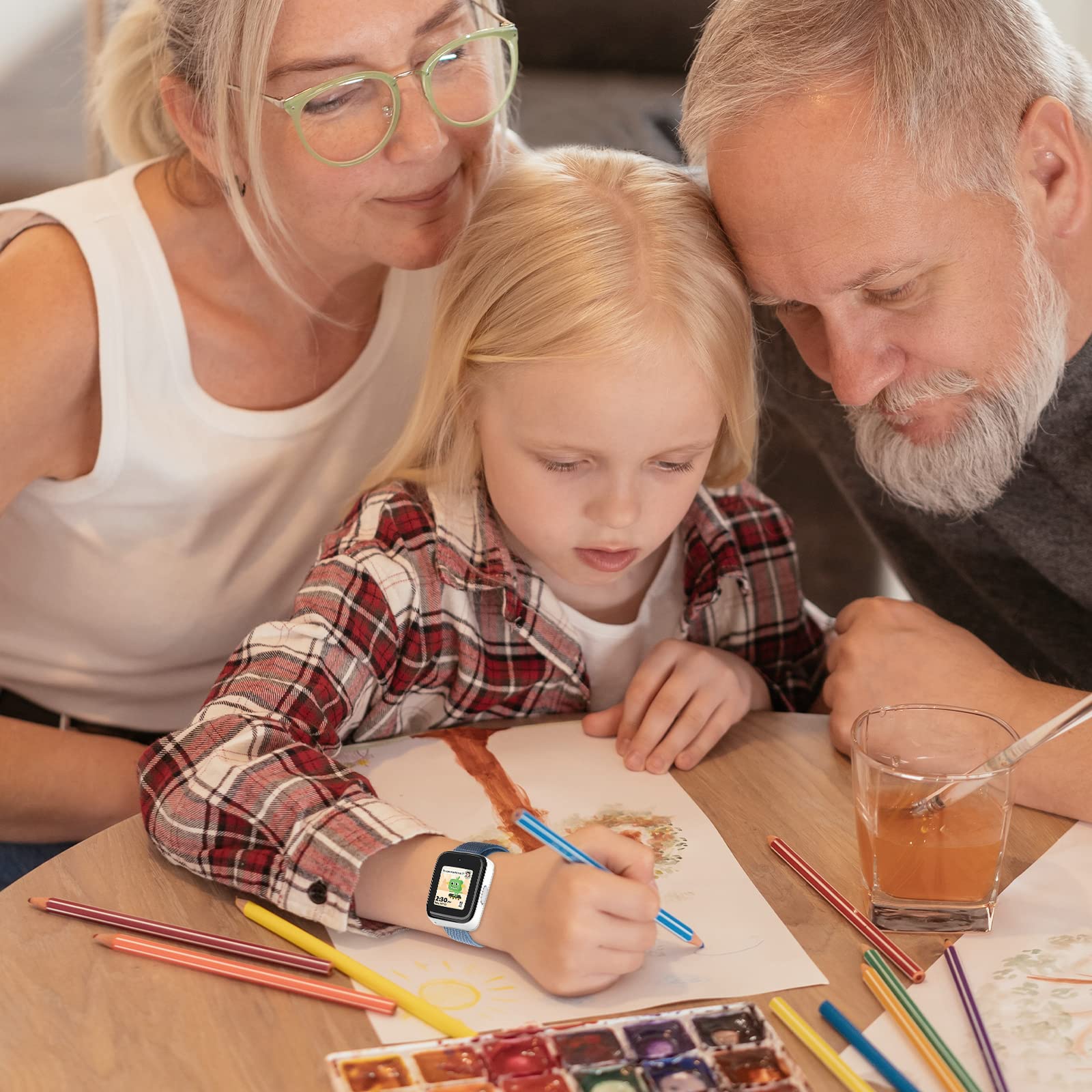 NewJourney Nylon Bands Compatible with SyncUP Kids Watch 2/1 Band, Breathable Hook&Loop Replacement Band for Boys Girls