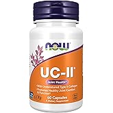 NOW Foods Supplements, UC-II Type II Collagen with Undenatured Type II Collagen, 60 Veg Capsules