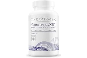 Theralogix ConceptionXR Reproductive Health For Men, Men's Preconception Vitamins for Fertility Support, Male Fertility Supplements for Sperm Health, NSF Certified - 180 Tabs (90-Day Supply), Unflavor