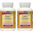 Nature's Secret Super Cleanse Extra Strength Toxin Detox & Gentle Elimination Body Cleanse, Digestive & Colon Health Support - Stimulating Blend of 14 Herbs with Probiotics - 100 Tablets (Pack of 2)