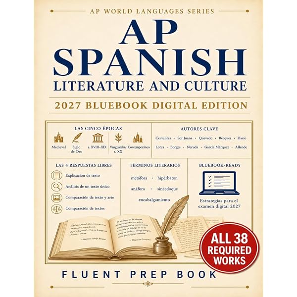 Amazon.com: AP Spanish Language and Culture Fluent Prep Book 2027