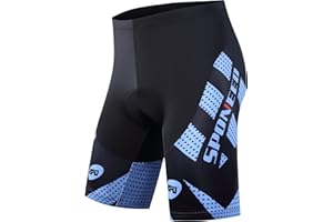 sponeed Men's Cycling Shorts Padded Bicycle Riding Pants Bike Biking Clothes Cycle Wear Tights