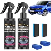 2PCS P40 Car Scratch Quick Repair Nano Spray, Instant Invisible Scratch Remover, 2025 New Nano Car Scratch Remover,Long-Lasting Protection, All Cars &amp; Surfaces