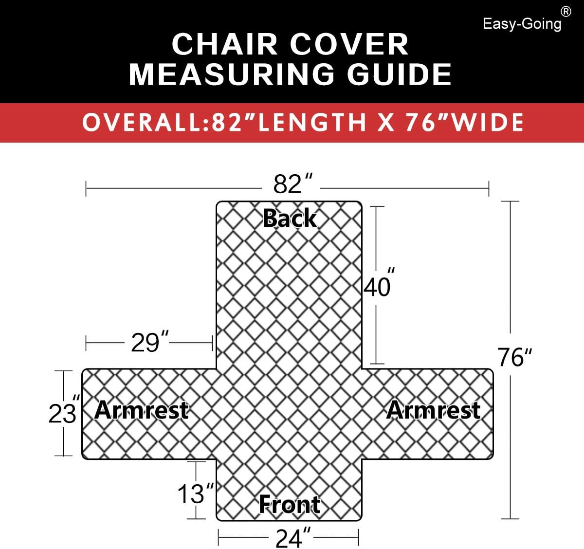 Easy-Going Sofa Slipcover Reversible Chair Cover Water Resistant Couch Cover Furniture Protector with Elastic Straps for Pets Kids Children Dog Cat(Chair, Gray/Light Gray): Furniture & Decor