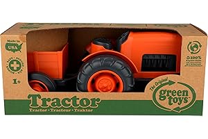 Green Toys Recycling Truck – BPA & Phthalate-Free Toy Garbage Truck for Toddlers, 100% Recycled Plastic, 3 Sorting Chutes, Di