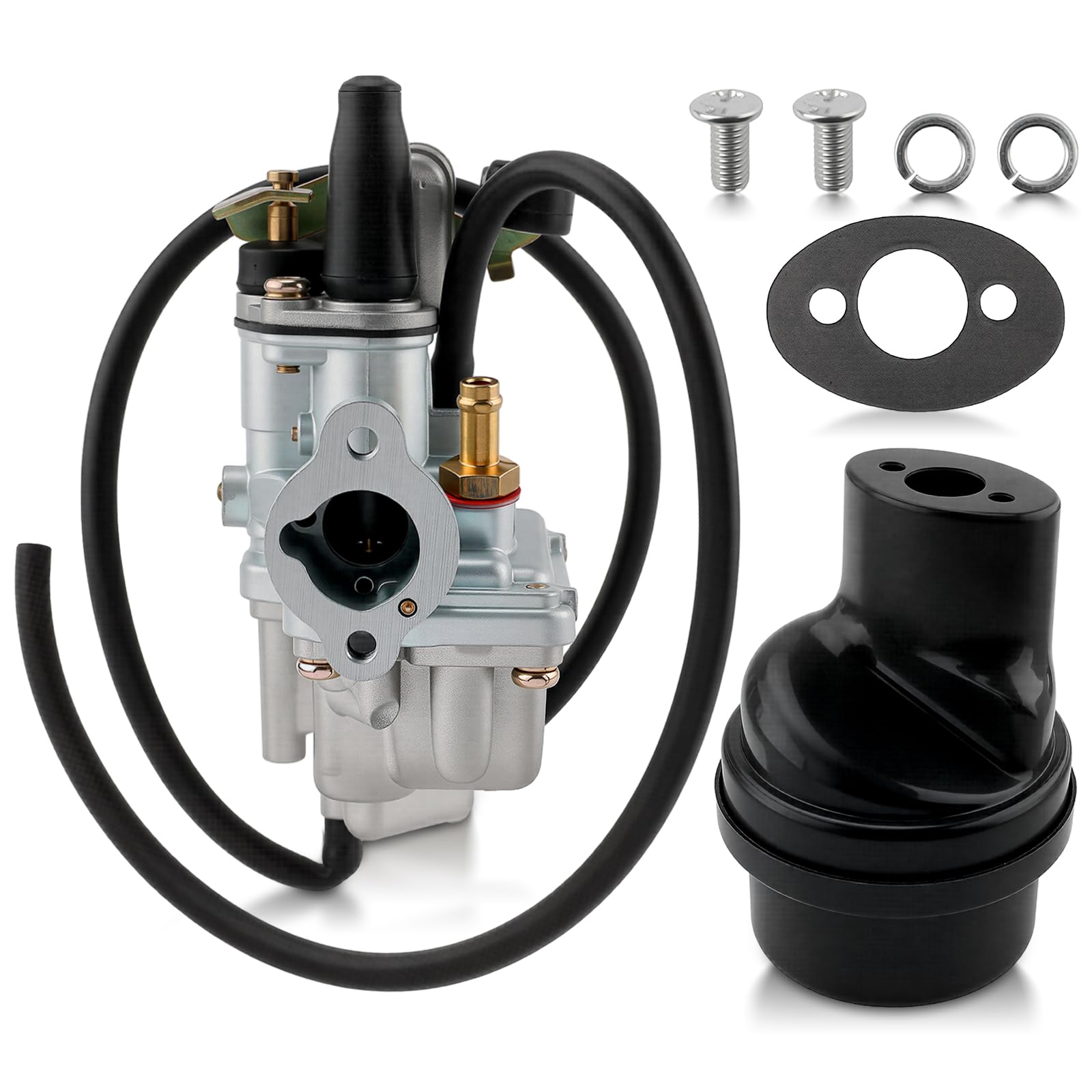 Photo 1 of Carbhub Carb Compatible with SUZUKI JR 50 JR50 Carburetor + Air Filter Box Assembly 1978-2006 Carb