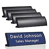 SINKAA 5Pcs Name Plate Holder for Desks, 2.36'' x
